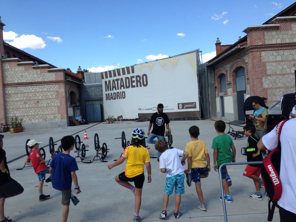 BMX workshop Madrid, Spain June 2014
